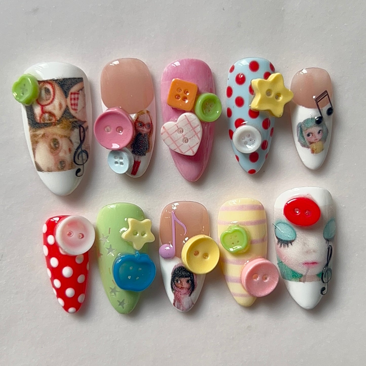 Blythe dolls set