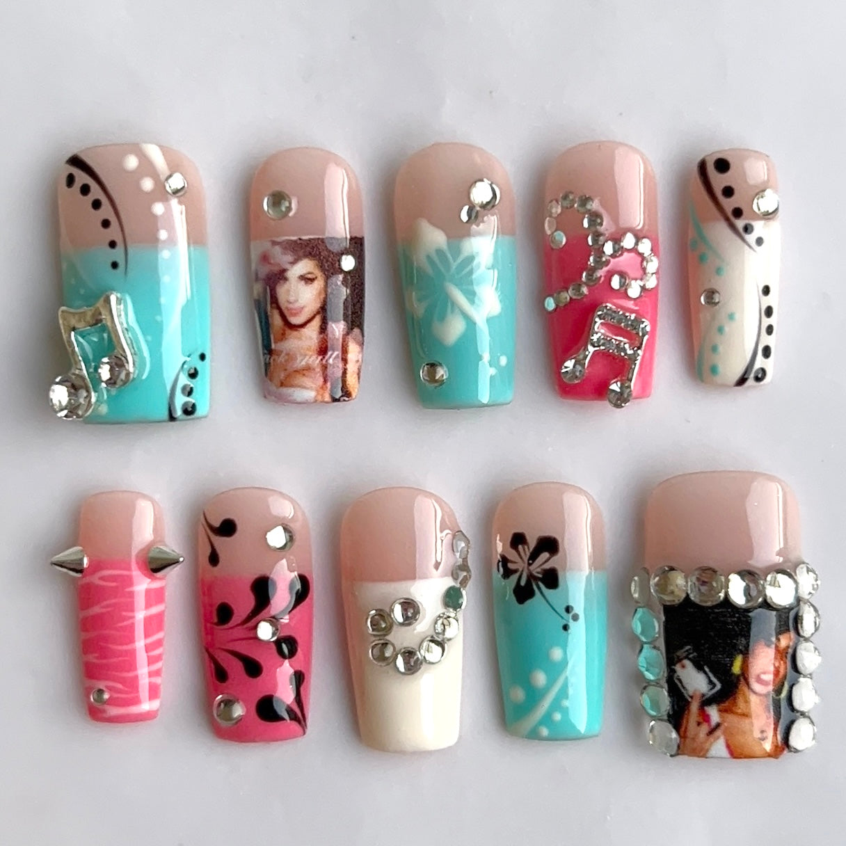 Amy tribute nails
